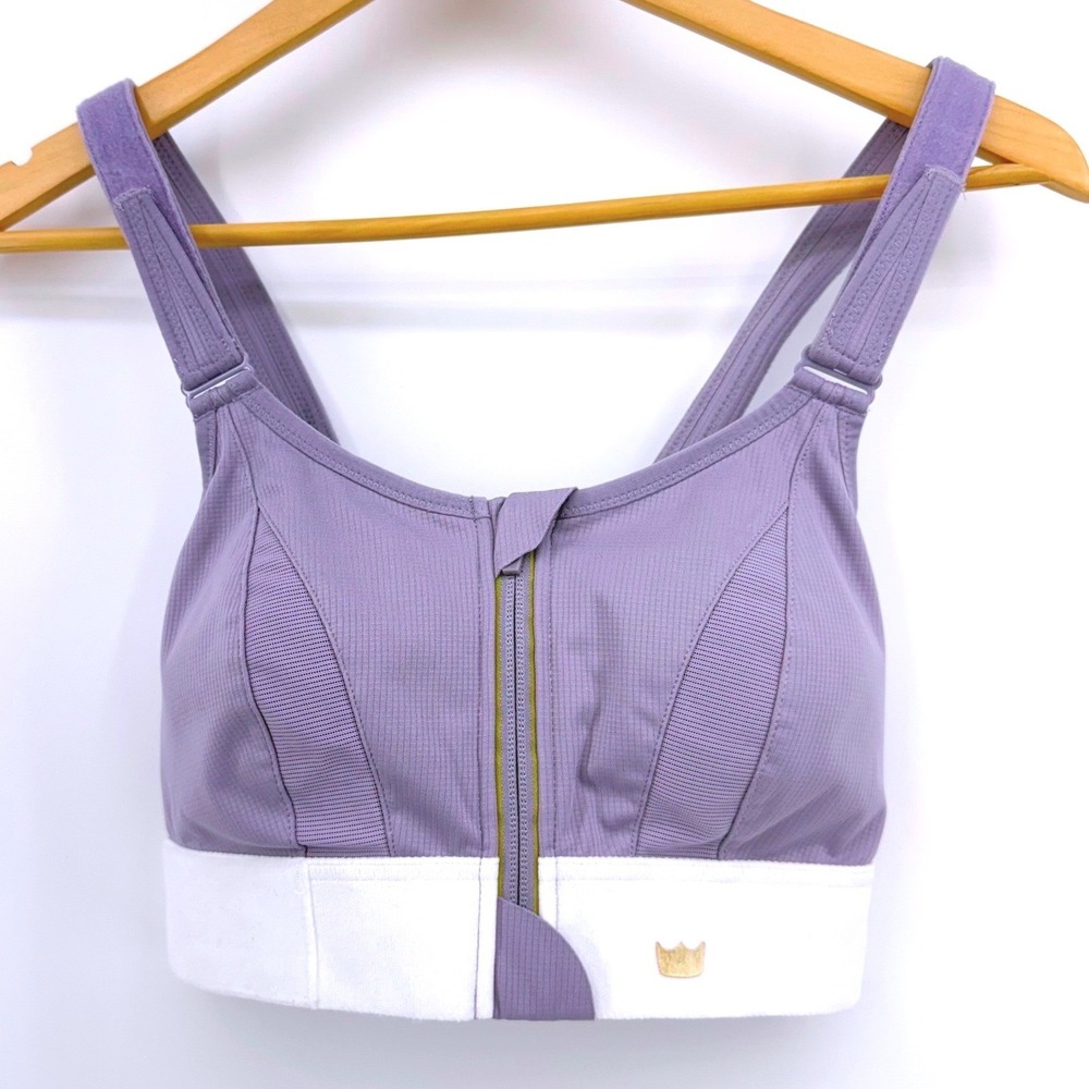 SHEFIT M Ultimate High Impact Sports Bra Victorious Purple NWOT Sold Out